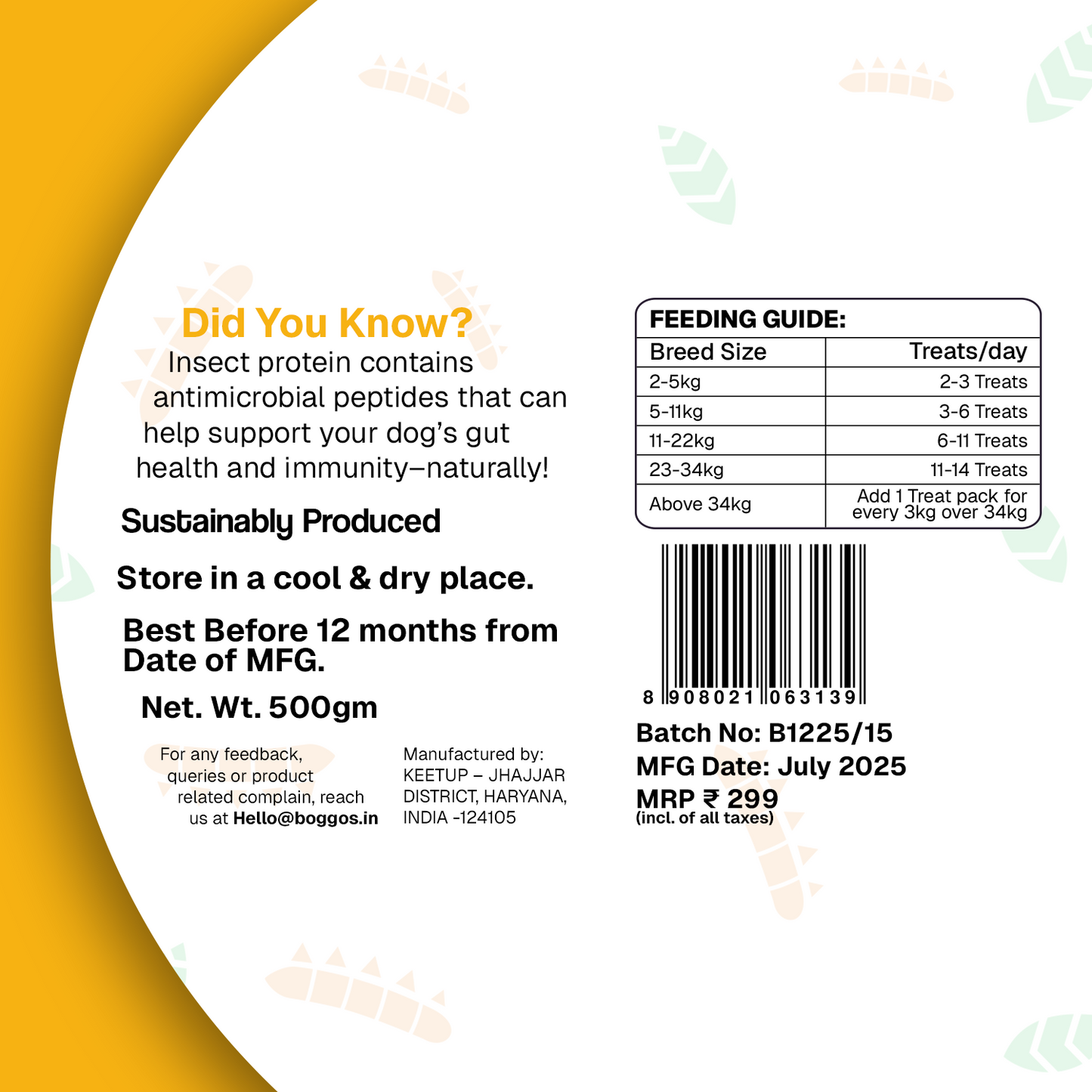 Boggo's ProBite Chicken Biscuits – 500gm