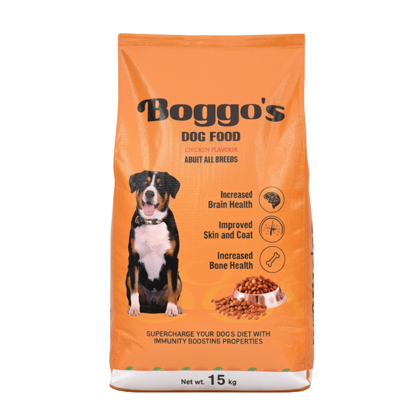 Premium Dry Dog Food For Adult Dogs | 15kg | Complete and Balanced Diet | Fortified with Insect Protein
