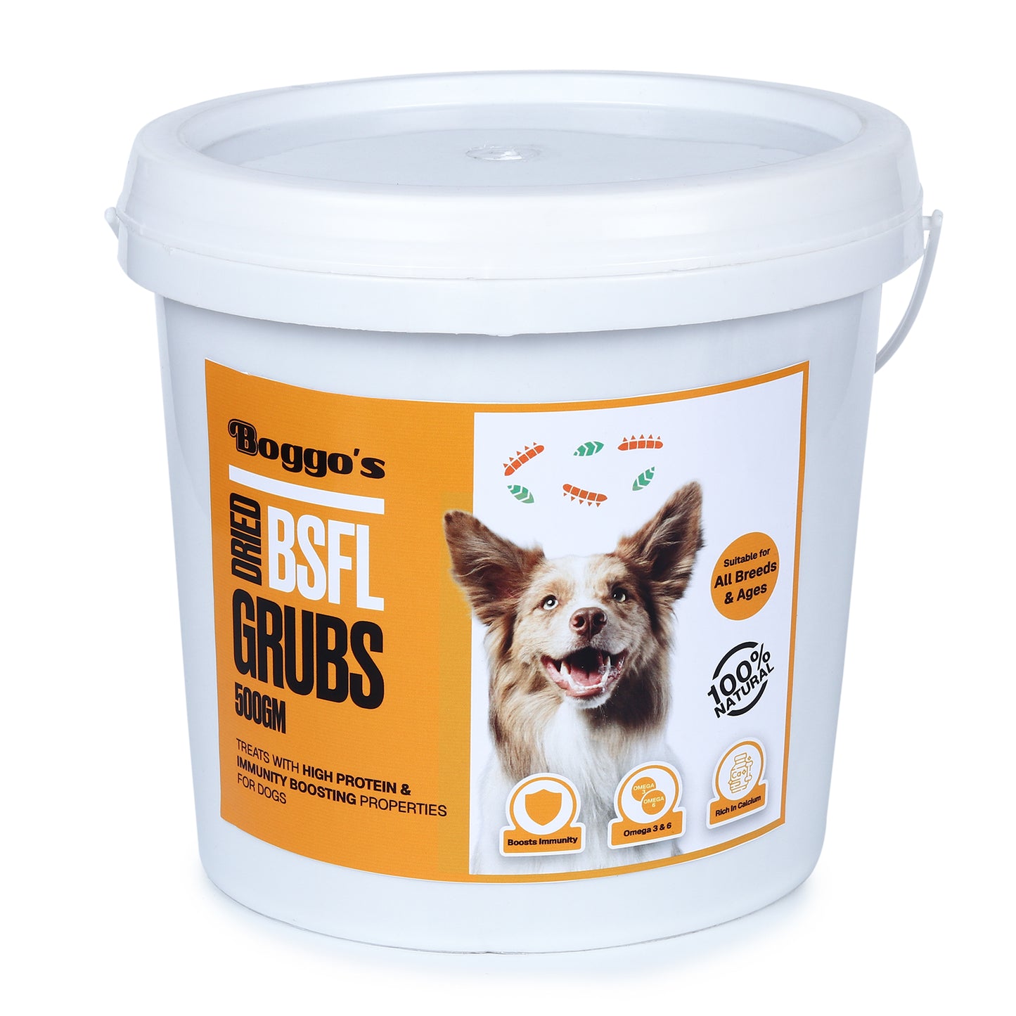 Boggos Dried BSFL Grubs