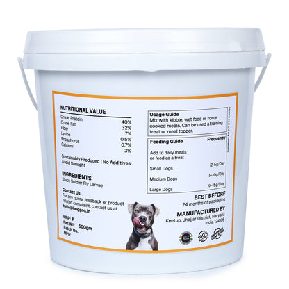 Boggos Dried BSFL Grubs