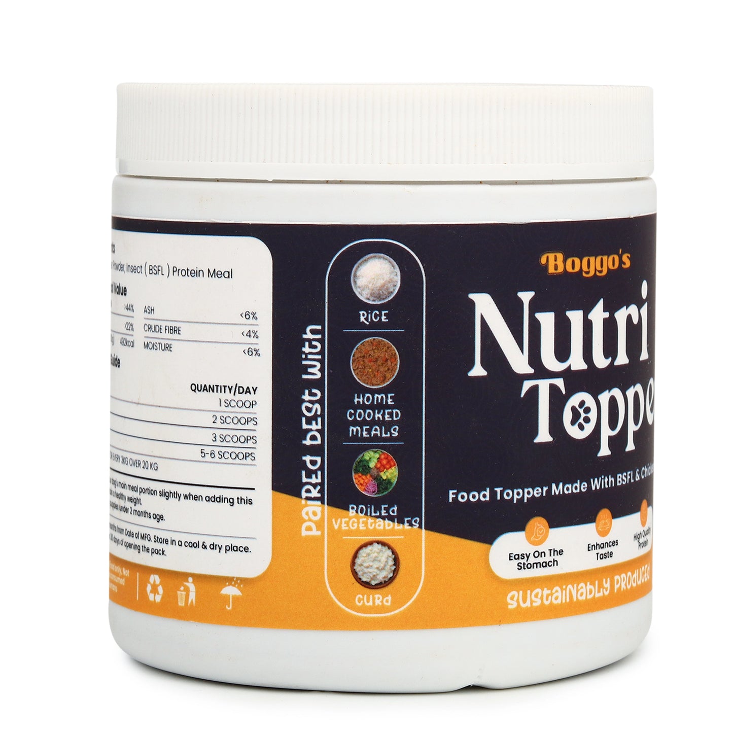 Nutri Topper Taste Plus | Dog Food Topper BSFL and Chicken Liver, 200g
