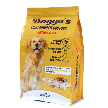 Complete Dog Food | Made for Picky Eaters and Sensitive Stomachs | 3Kg | Chicken & Rice + BSFL
