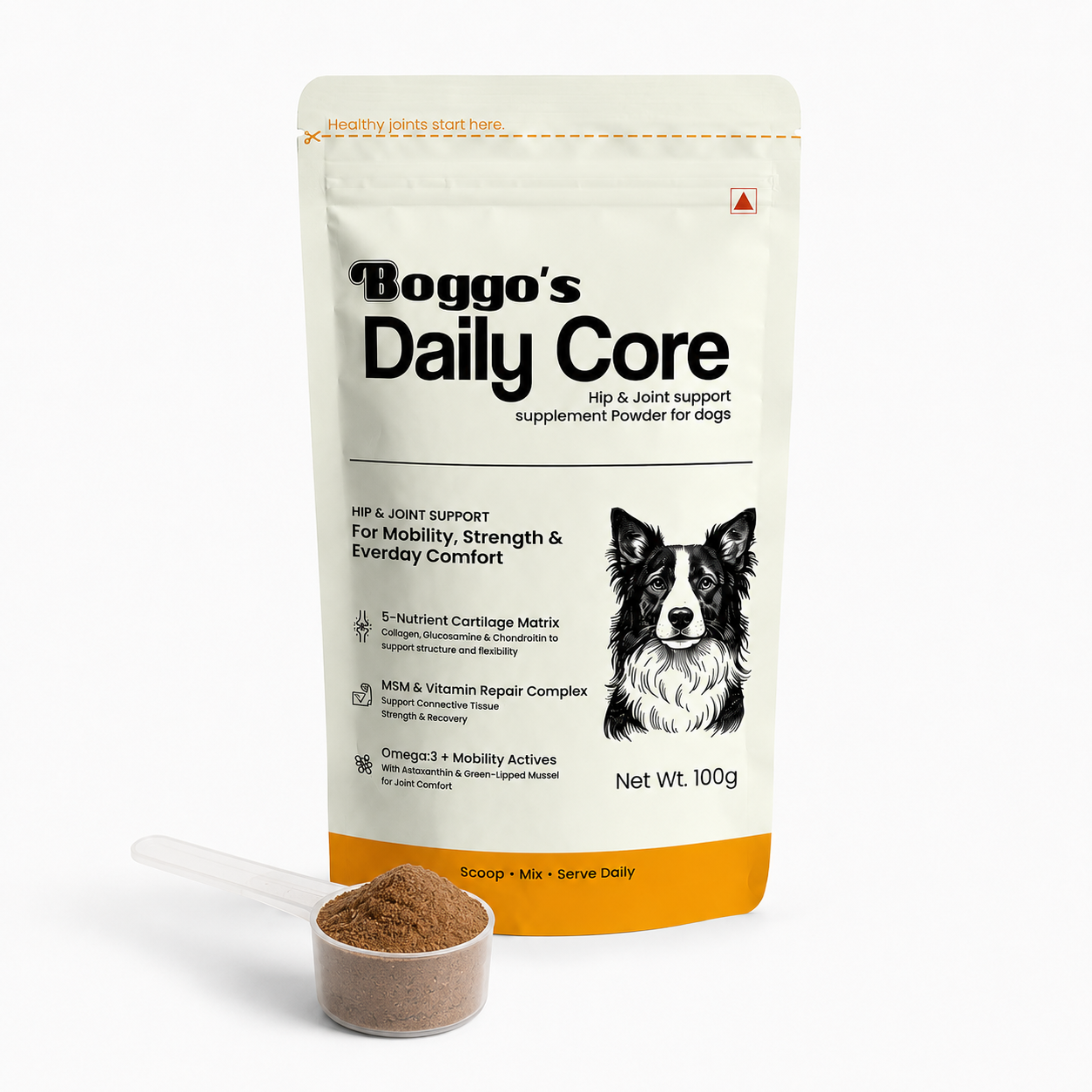 Daily Core Hip & Joint Support Powder for Dogs | 100g