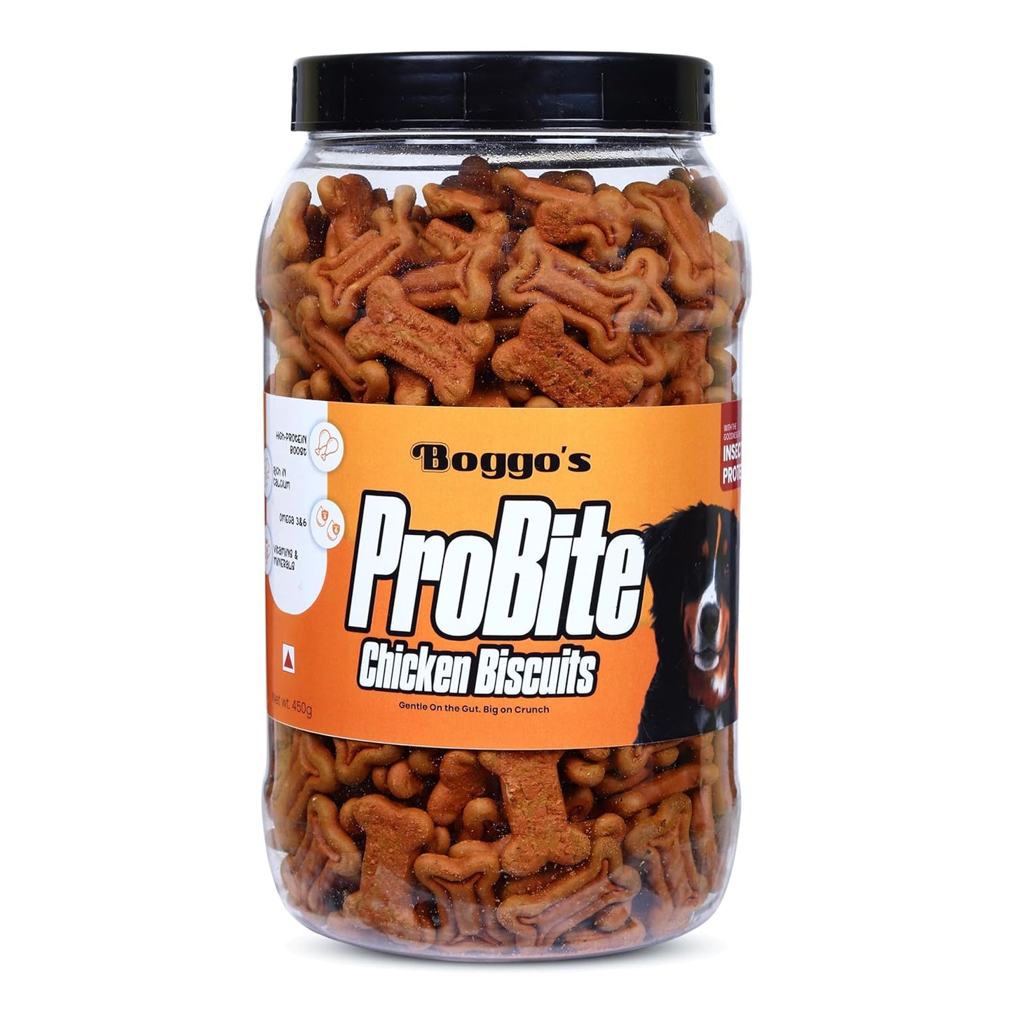 ProBite Chicken Biscuits | High-Protein, Gut-Friendly Dog Treats (450g)