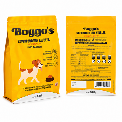 Complete Dog Food | 1.2 kg | Chicken & Rice with BSFL |  Delicious Taste, Vet-Formulated Nutrition!
