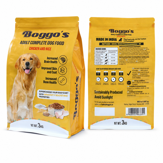 Complete Dog Food | Made for Picky Eaters and Sensitive Stomachs | 3Kg | Chicken & Rice + BSFL