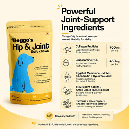 Boggo's Hip and Joint Soft Chews - 30 Pieces