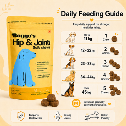 Boggo's Hip and Joint Soft Chews - 30 Pieces